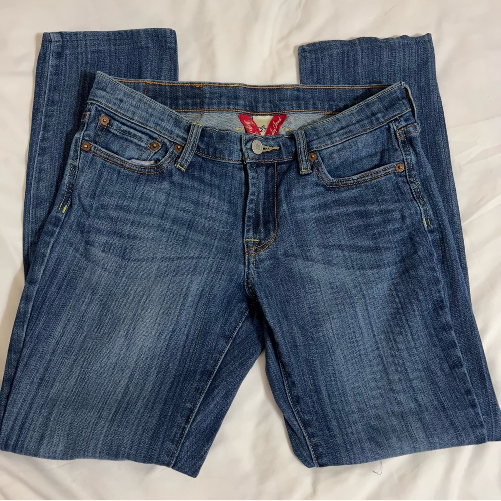Lucky Brand Classic Straight Jeans Size 4/27 Medium Wash